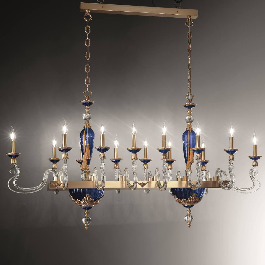 Люстра Avivo Lighting BAROCCO AXIS L14 Coloured