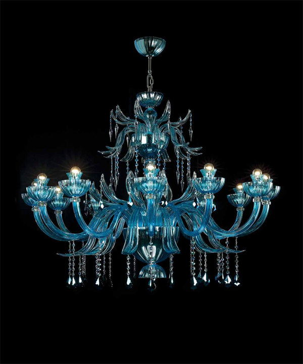 Люстра Beby Italy 7810BA3 Turquoise Capri