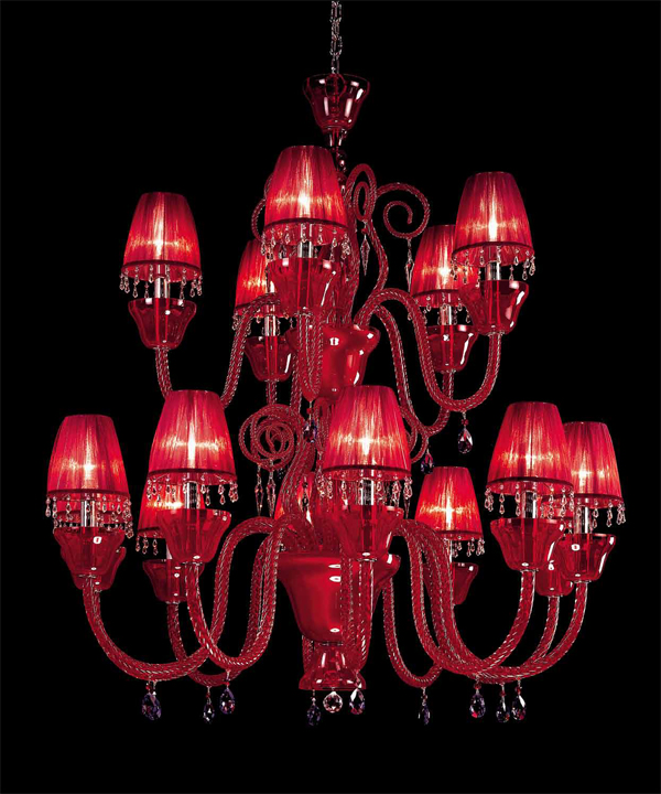 Люстра Beby Italy 7700B05 Red