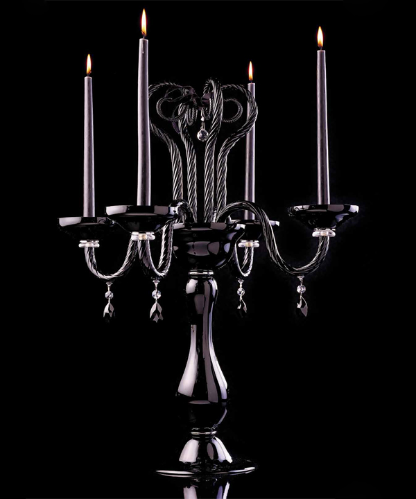 Настольная лампа Beby Italy 7700D01 Black