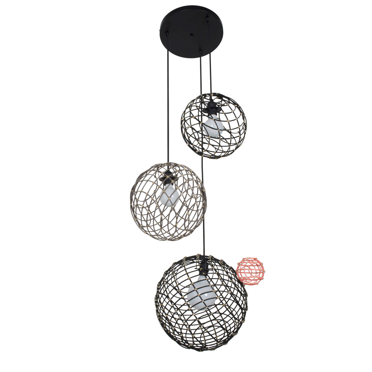 Подвесной светильник Forestier Pavillon Sphere 3 Lumieres