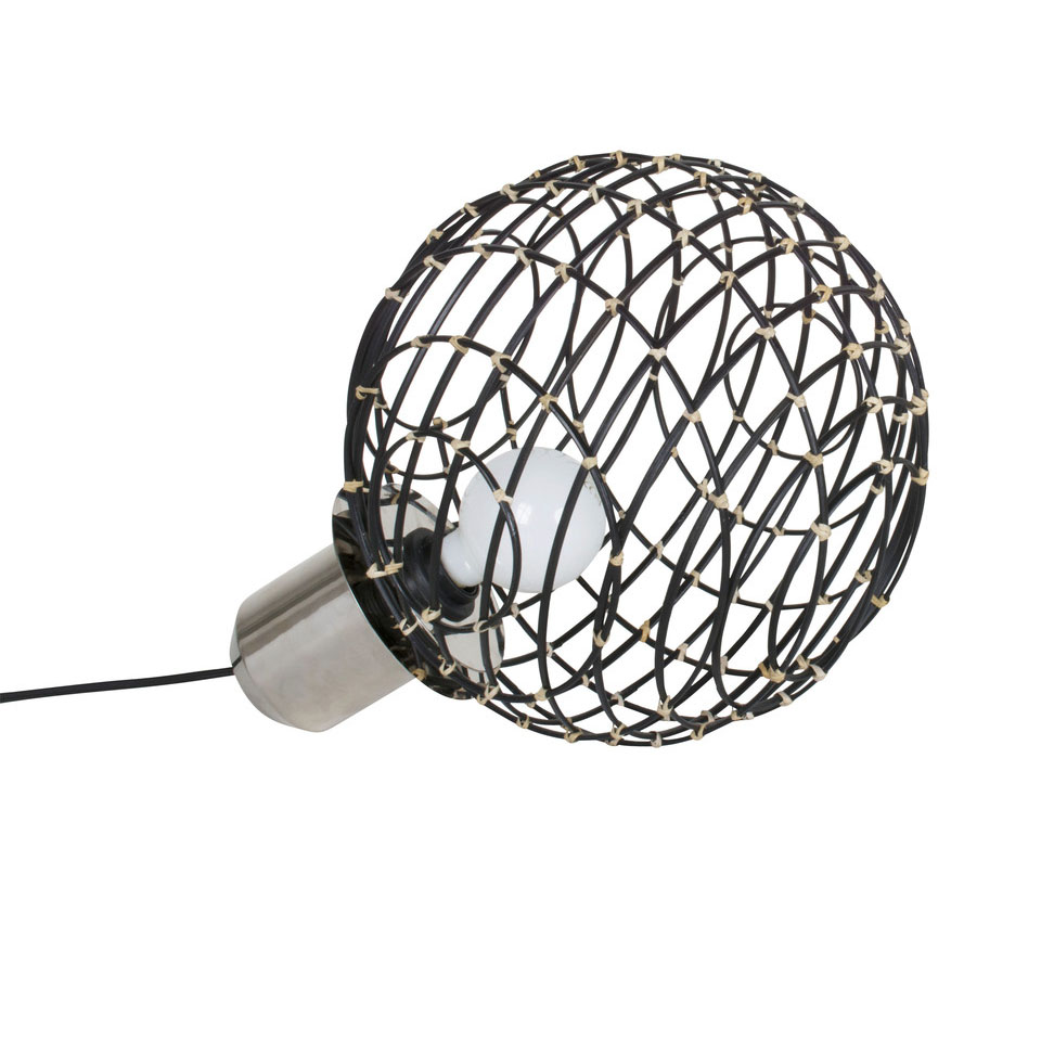Настольный светильник Forestier Lampe De Sol Sphere S Noir - Abj Ø32cm