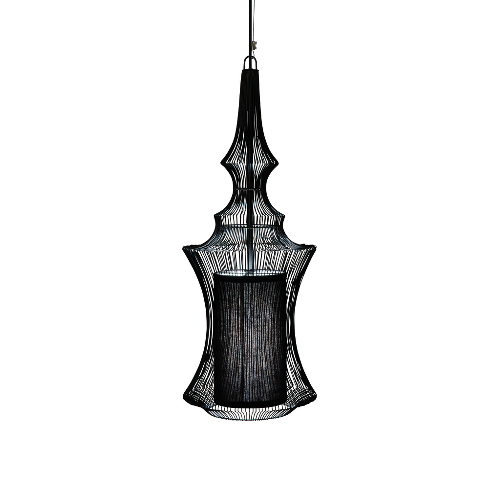Подвесной светильник Forestier Suspension Tibet Noir