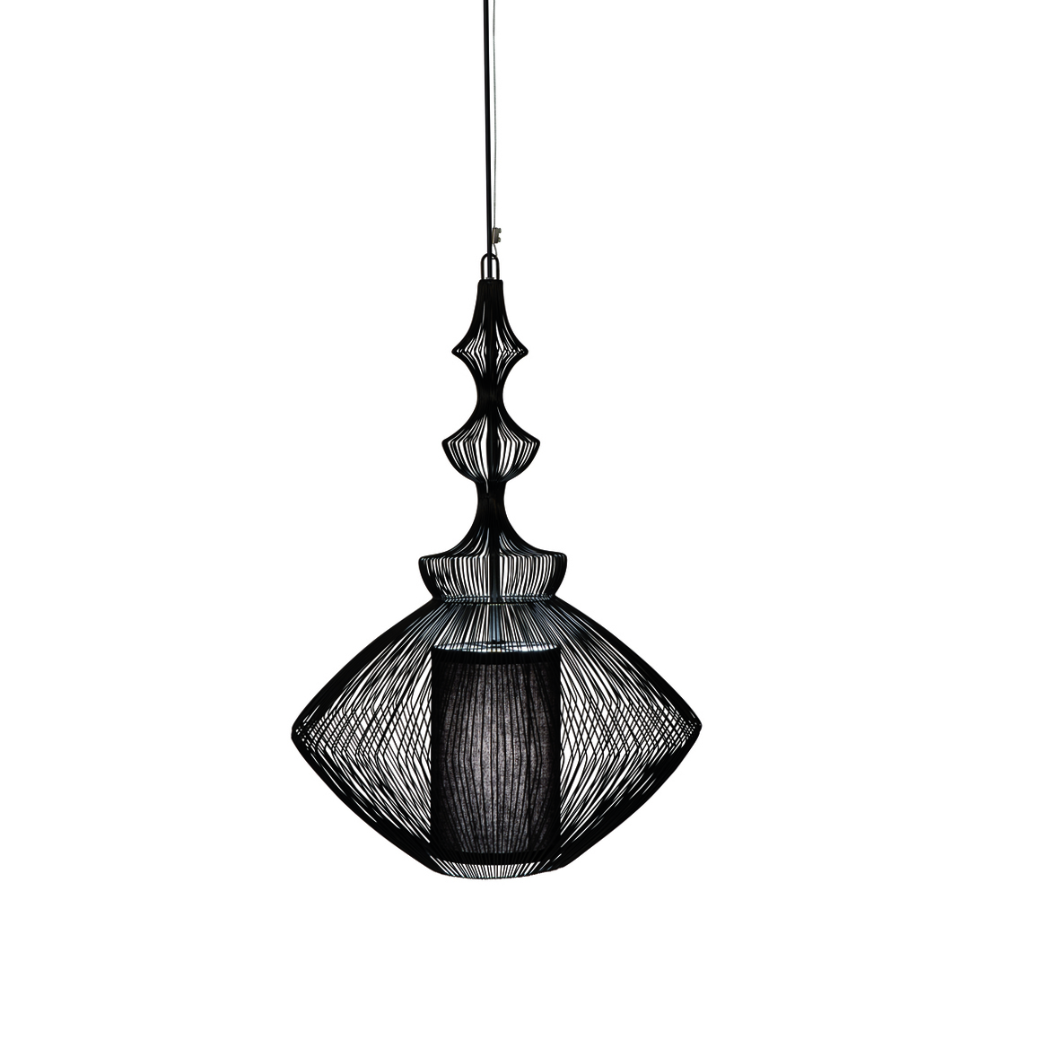 Подвесной светильник Forestier Suspension Opium Noir