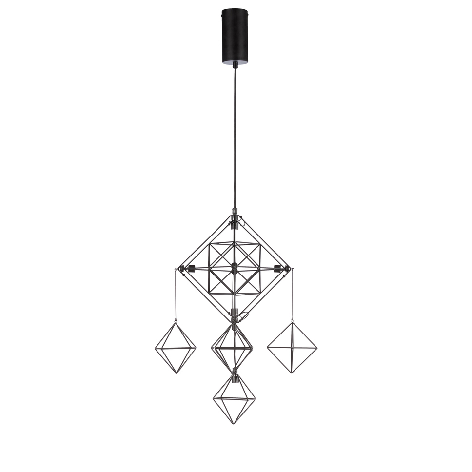 Подвесной светильник Forestier Suspension Pajak 5 Lights Noir