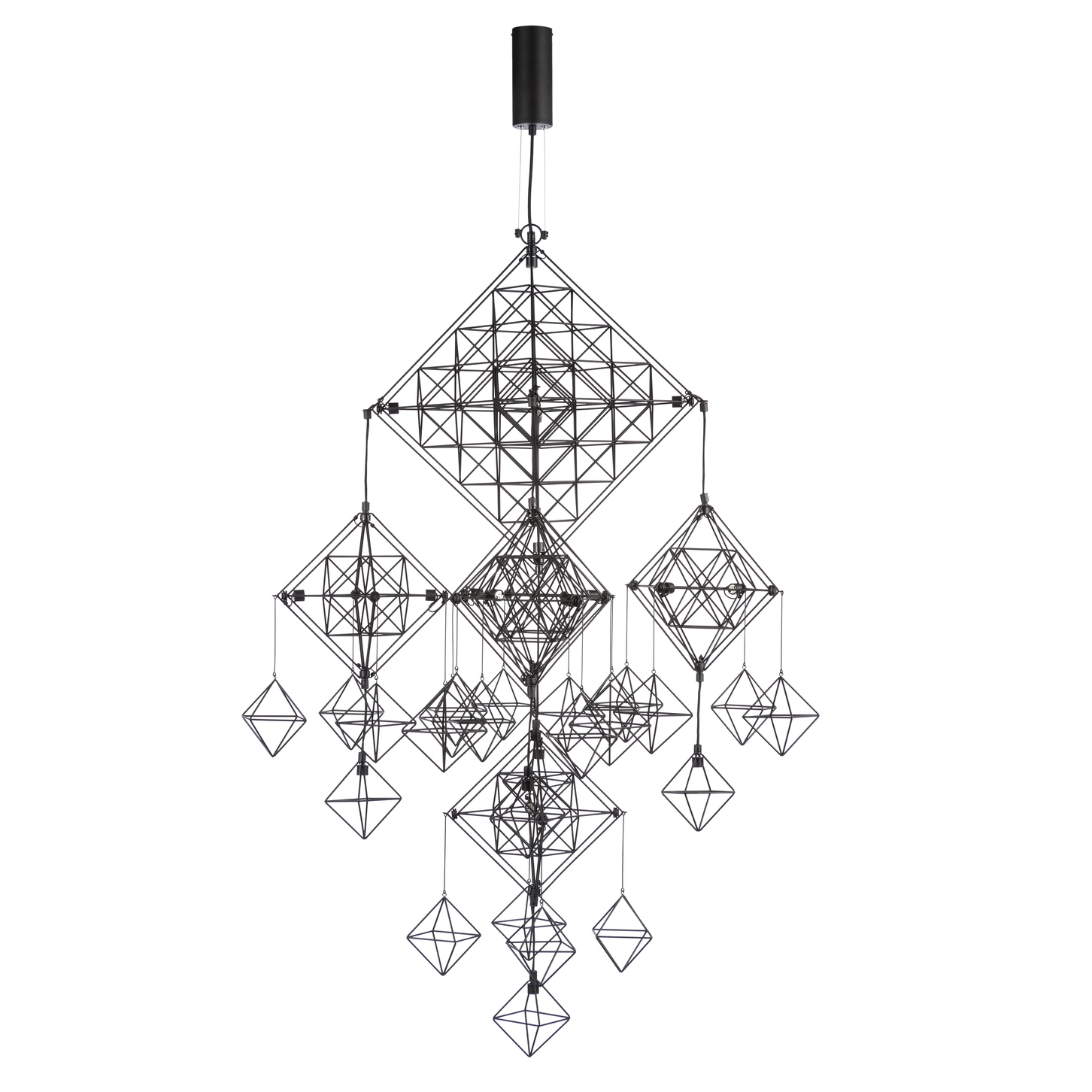 Подвесной светильник Forestier Suspension Pavuk 21lights Noir