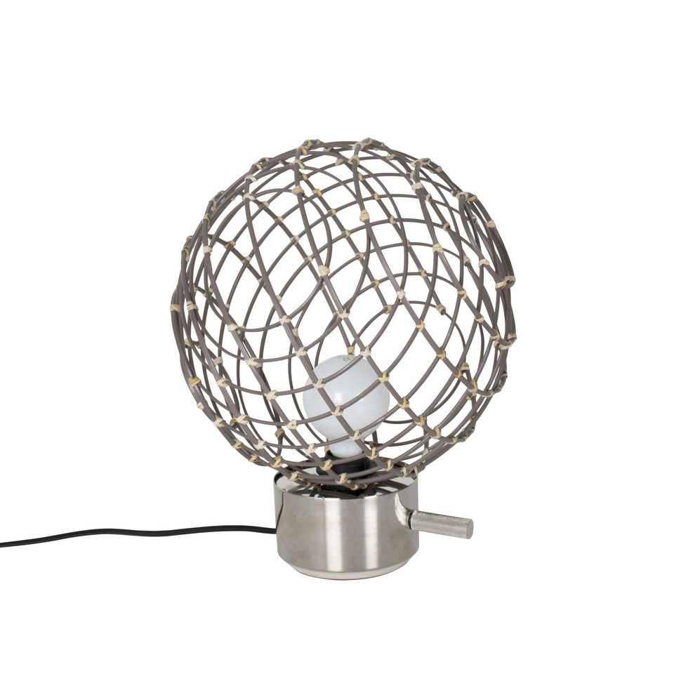 Настольный светильник Forestier Lampe Sphere S Taupe - Abj Ø32cm