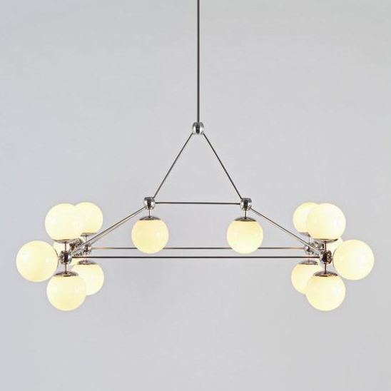 Подвесной светильник Roll &amp; Hill Modo Chandelier - Rectangle, 14 Globes