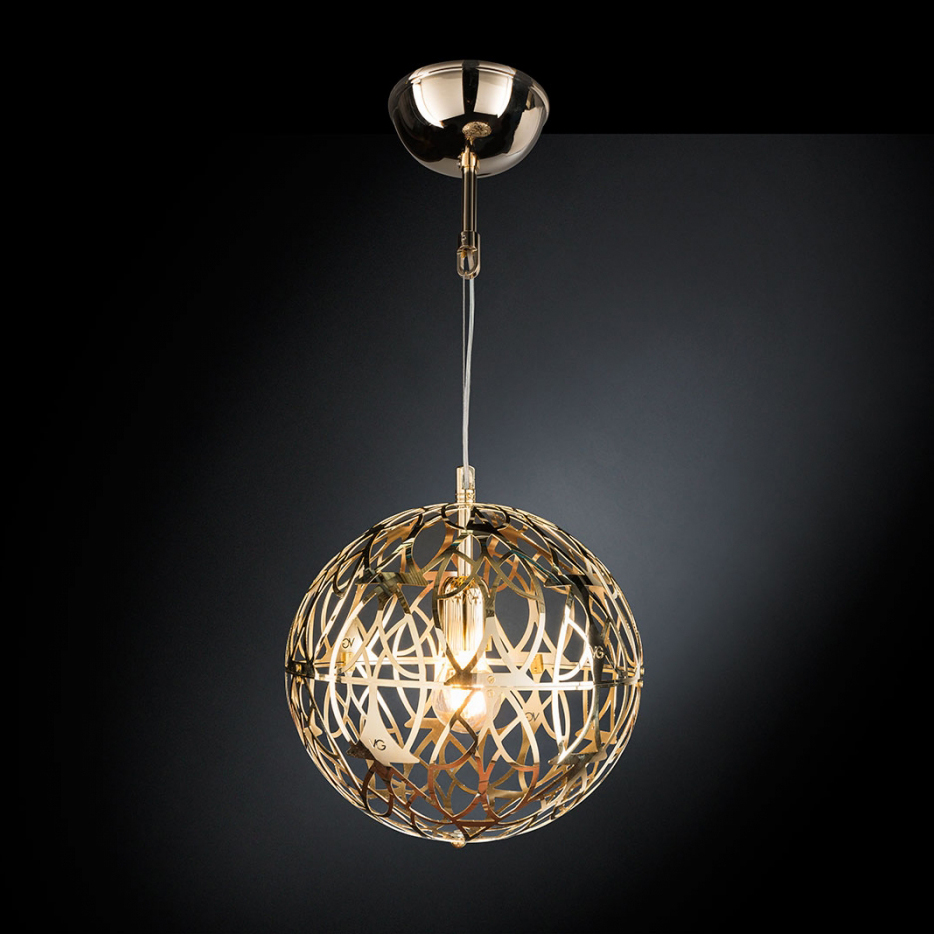 Подвесной светильник VGnewtrend ARABESQUE MARTE 30 gold