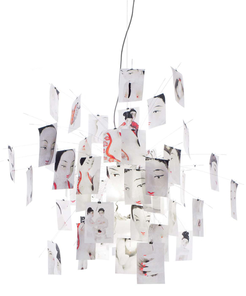 Подвесной светильник Ingo Maurer Blushing Zettel’z