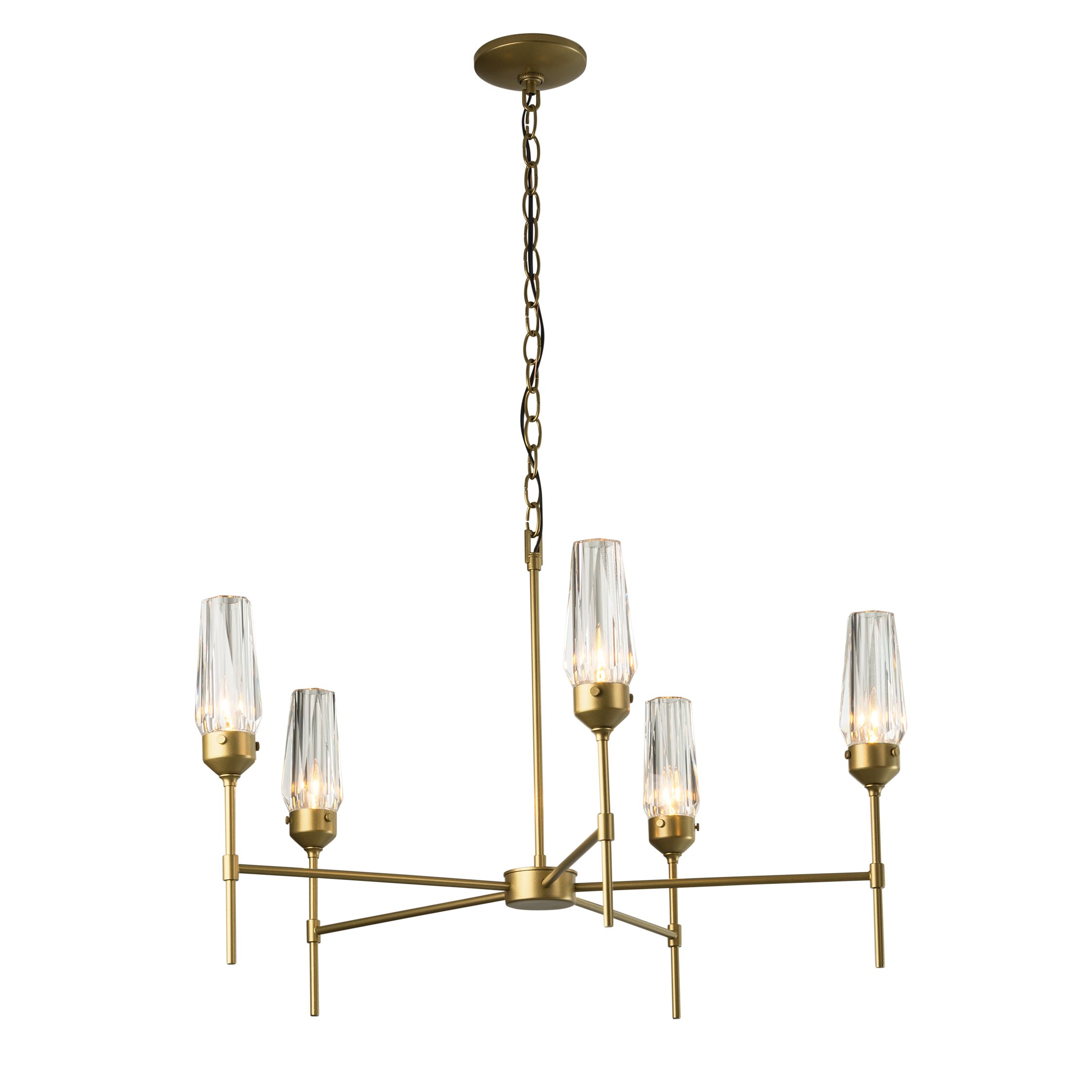 Люстра Hubbardton Forge Luma 5 Arm Chandelier