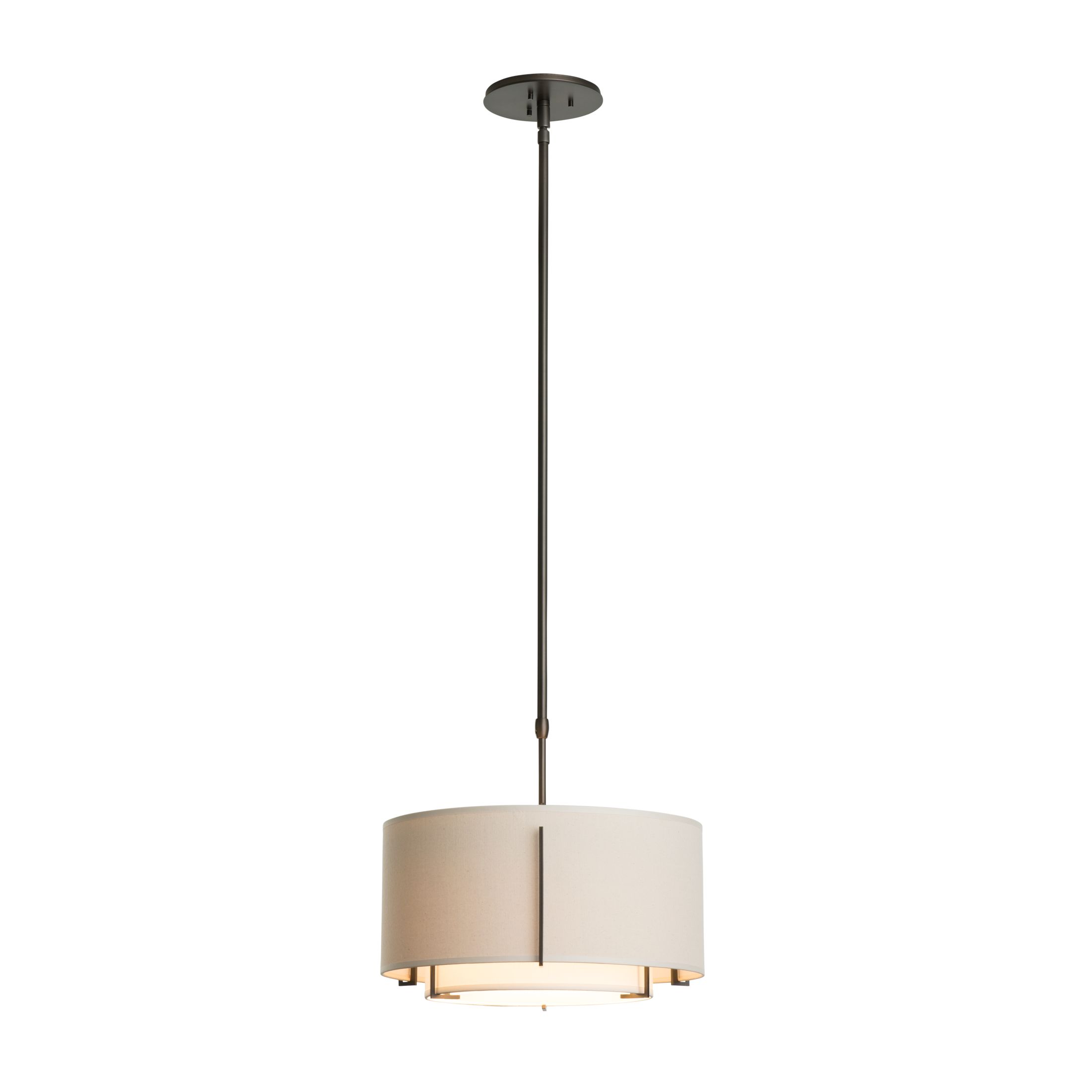 Люстра Hubbardton Forge Exos Small Double Shade Pendant