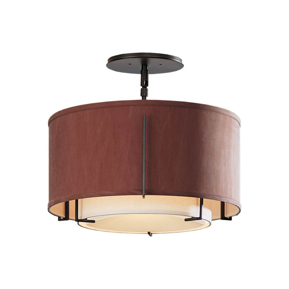 Люстра Hubbardton Forge Exos Small Double Shade Semi-Flush