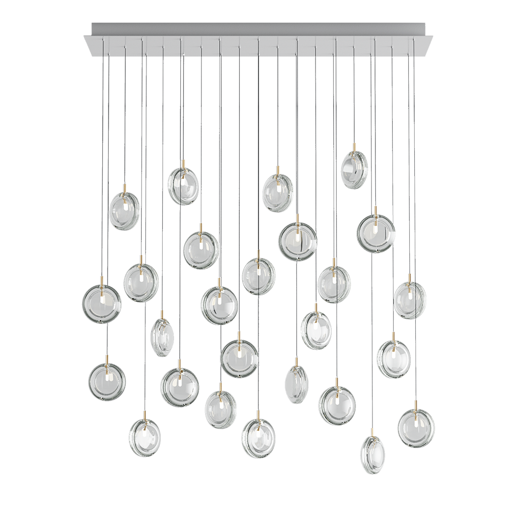 Подвесной светильник Bomma Lens chandelier / 26 pcs / square