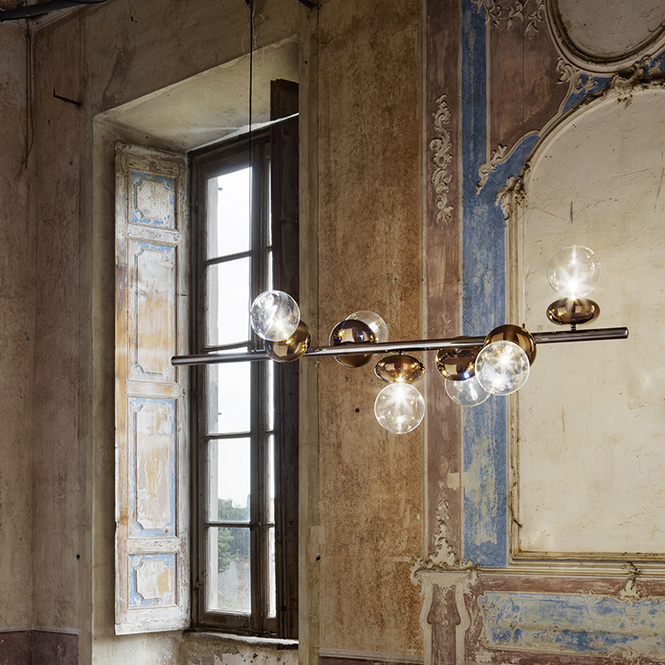 Подвесной светильник Fisionarte UNICA 6 horizontal lights