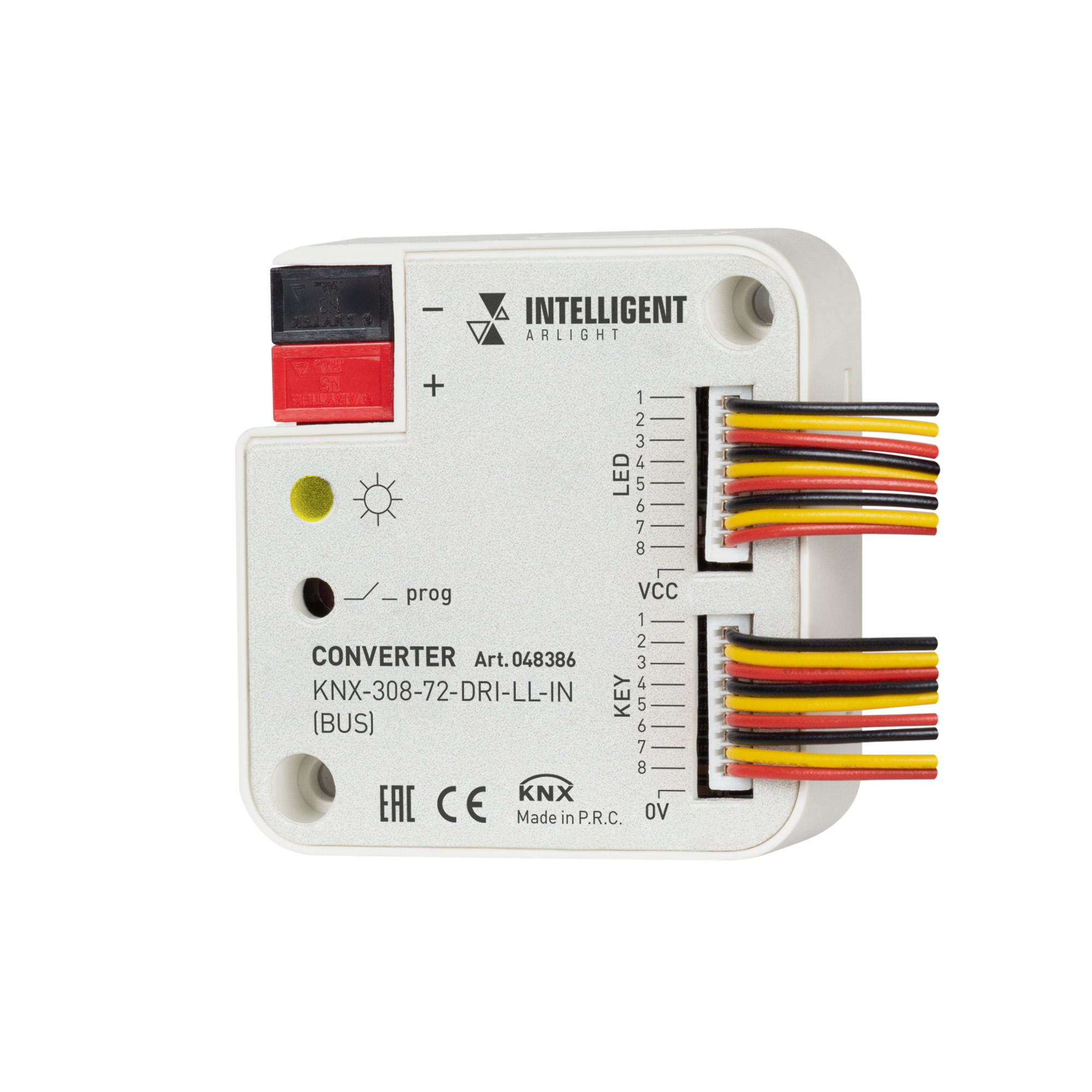 INTELLIGENT ARLIGHT Конвертер KNX-308-72-DRI-LL-IN (BUS) (IARL, IP20 Пластик, 2 года) 048386