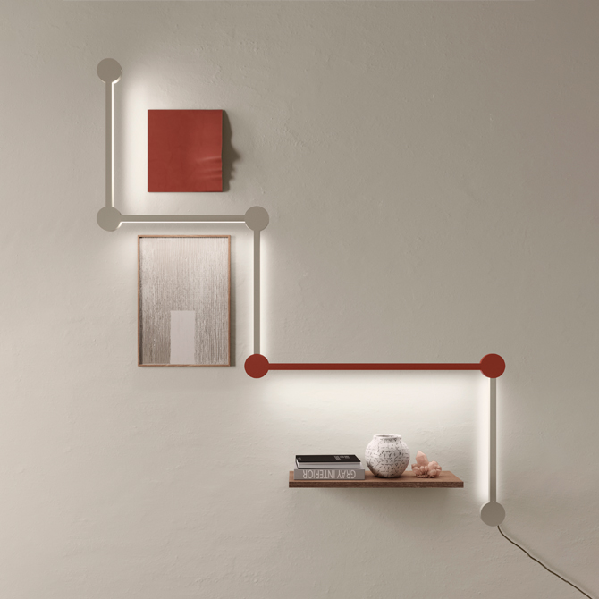 Axo Light Poses Stair wall