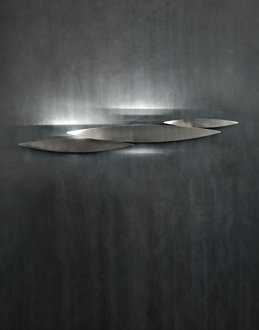 Terzani I lucci argentati wall sconce