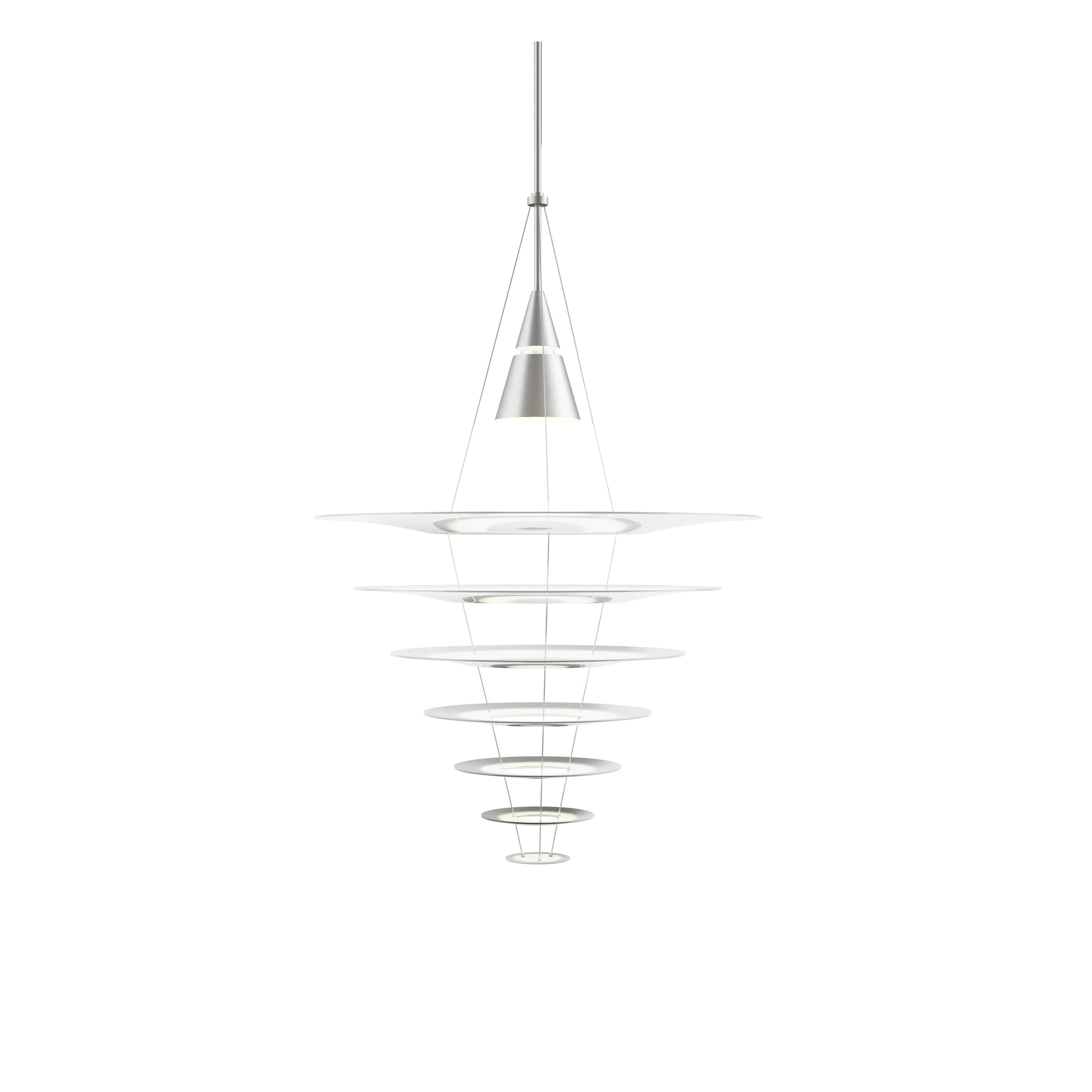 Louis Poulsen Enigma Pendant Brushed aluminium colour Ø 825