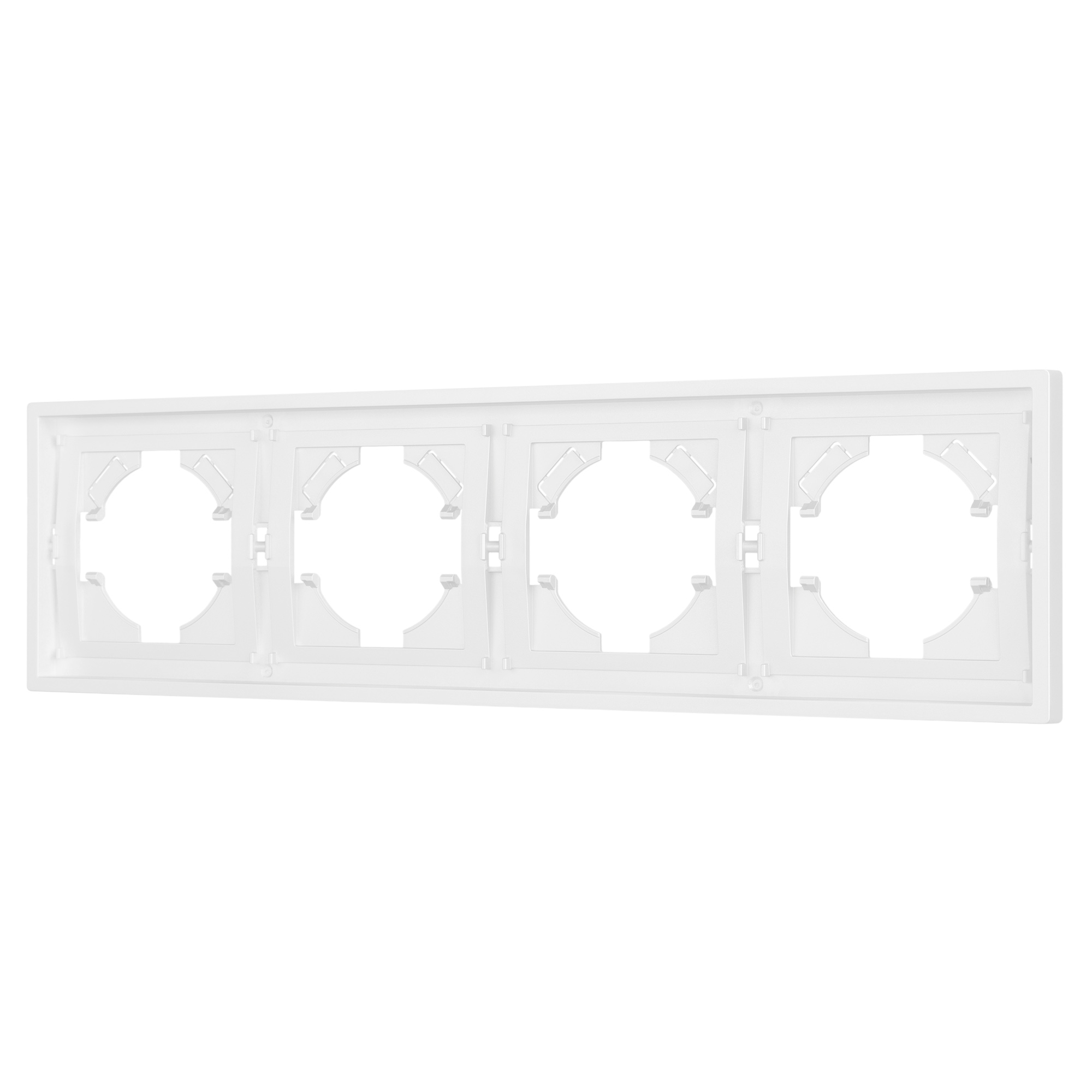 Рамка пластиковая FRM-TENDO-PL-4-WH (Arlight, Белый) 053847