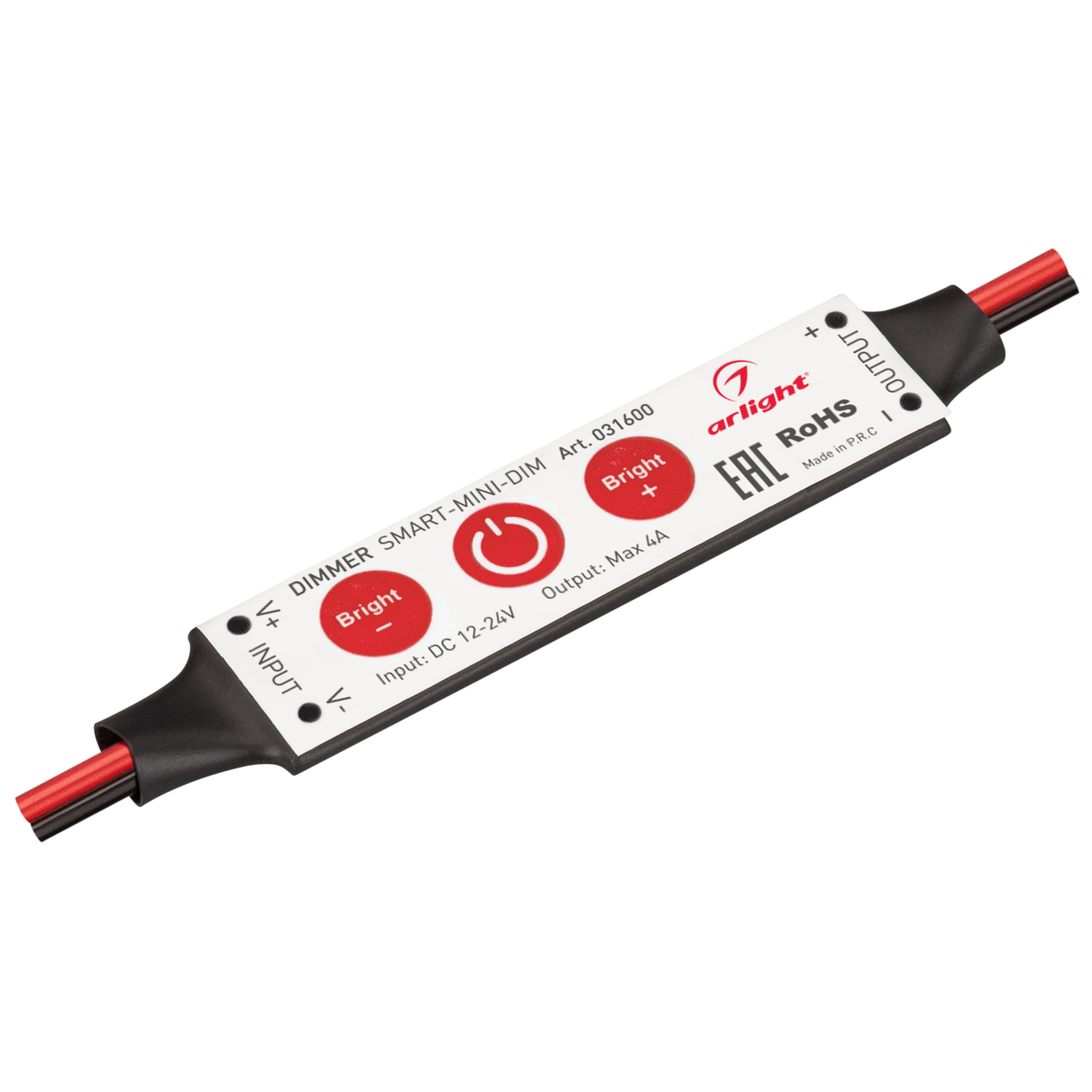 Диммер SMART-MINI-DIM (12-24V, 1x4A) (Arlight, IP20 Пластик, 5 лет) 031600