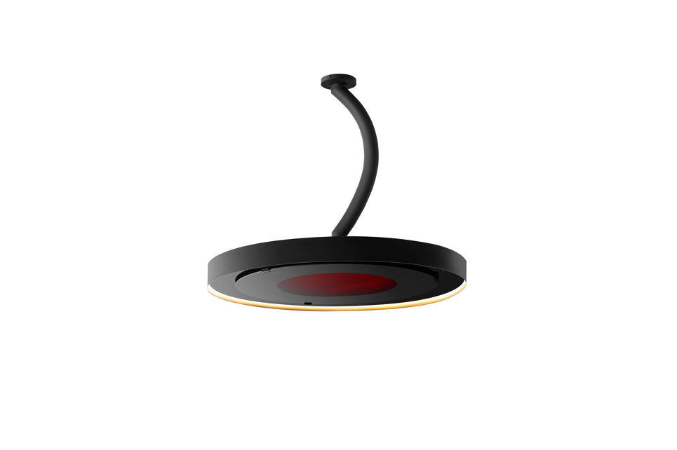 Bromic Curved Ceiling Pole Mount - Eclipse