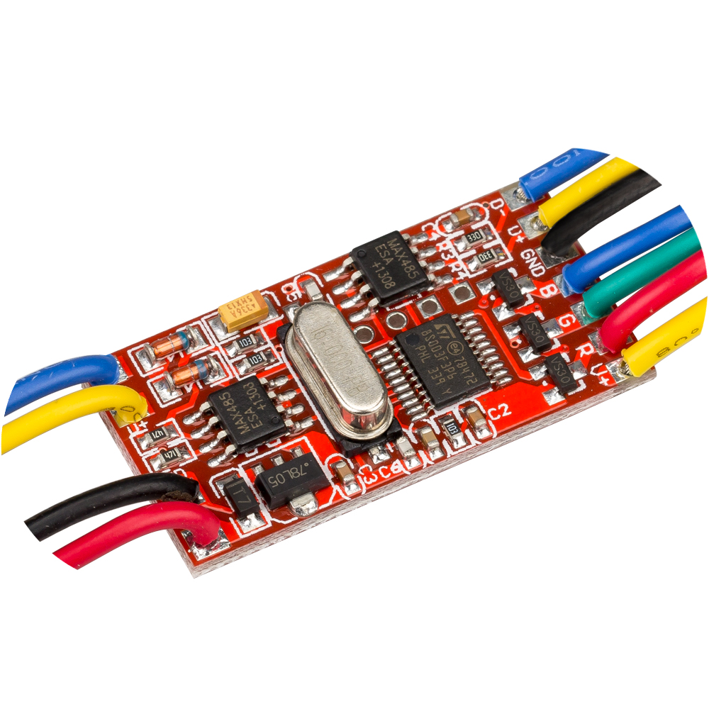 Декодер DMX RA-302mini (12-24V, 72-144W) (Arlight, Бескорпусной) 020718