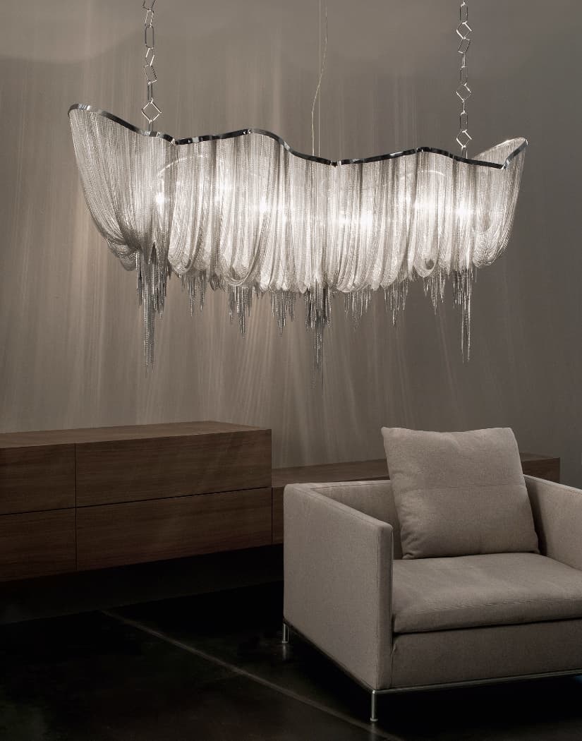 Terzani Atlantis linear chandelier