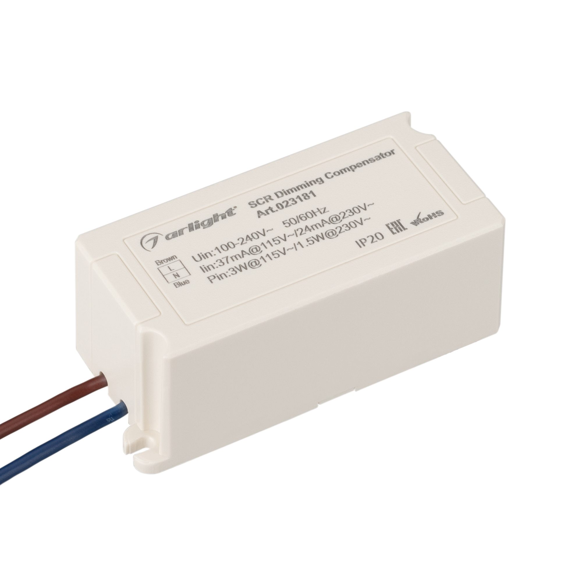 Усилитель компенсирующий ARL-TB01 (230V, TRIAC) (Arlight, IP20 Пластик, 2 года) 023181