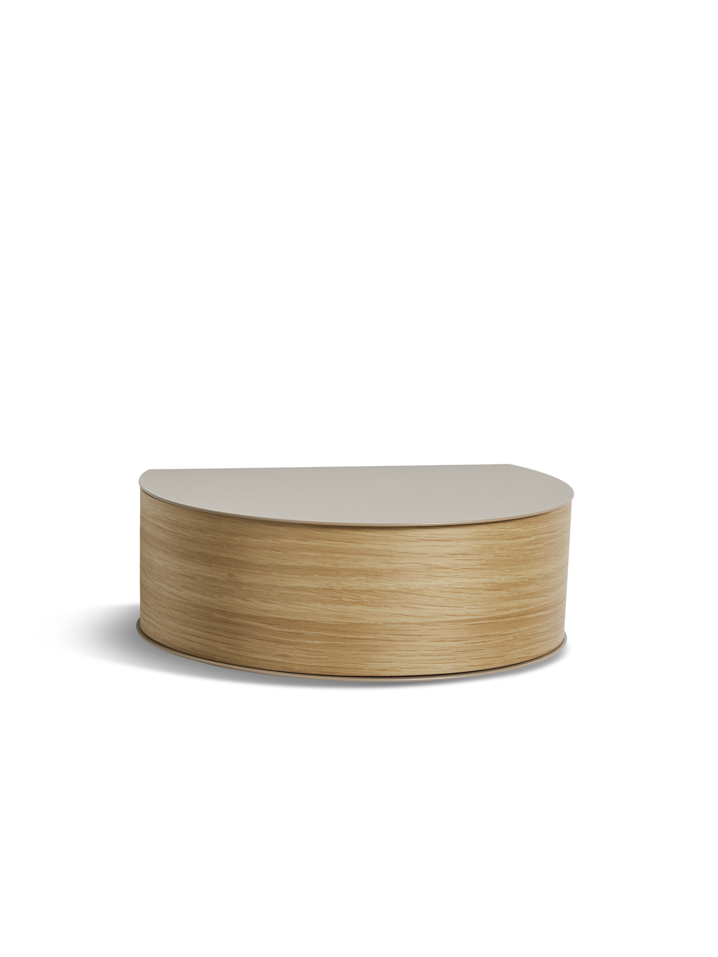 WOUD Wallie wall drawer - Oak / Grey beige