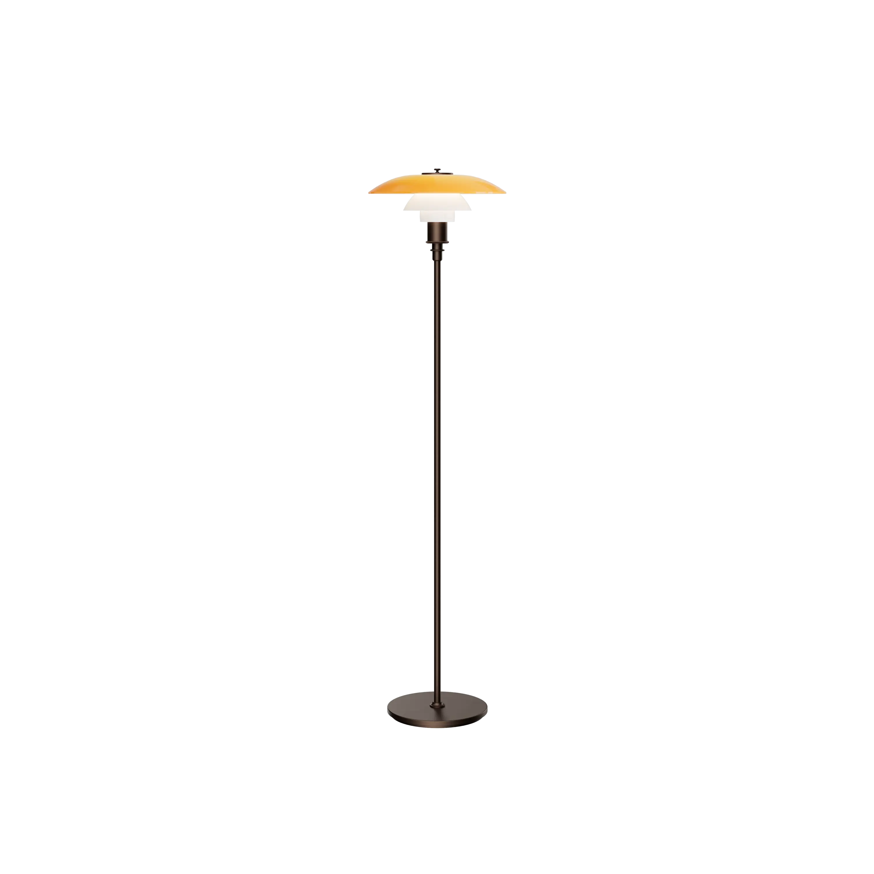 Louis Poulsen PH 3½-2½ Floor Lamp Centenary Edition Amber/opal white