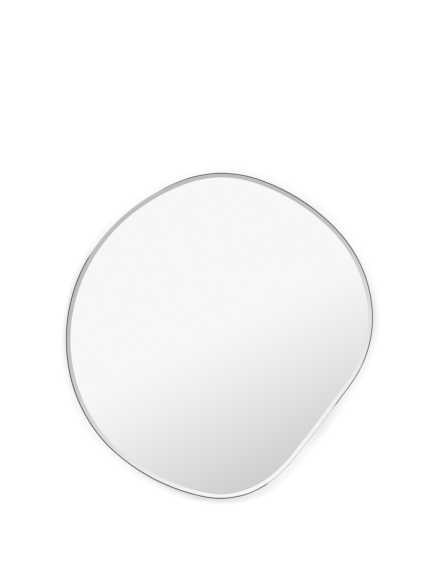 Ferm Living Pond Mirror - Small - Dark Chrome