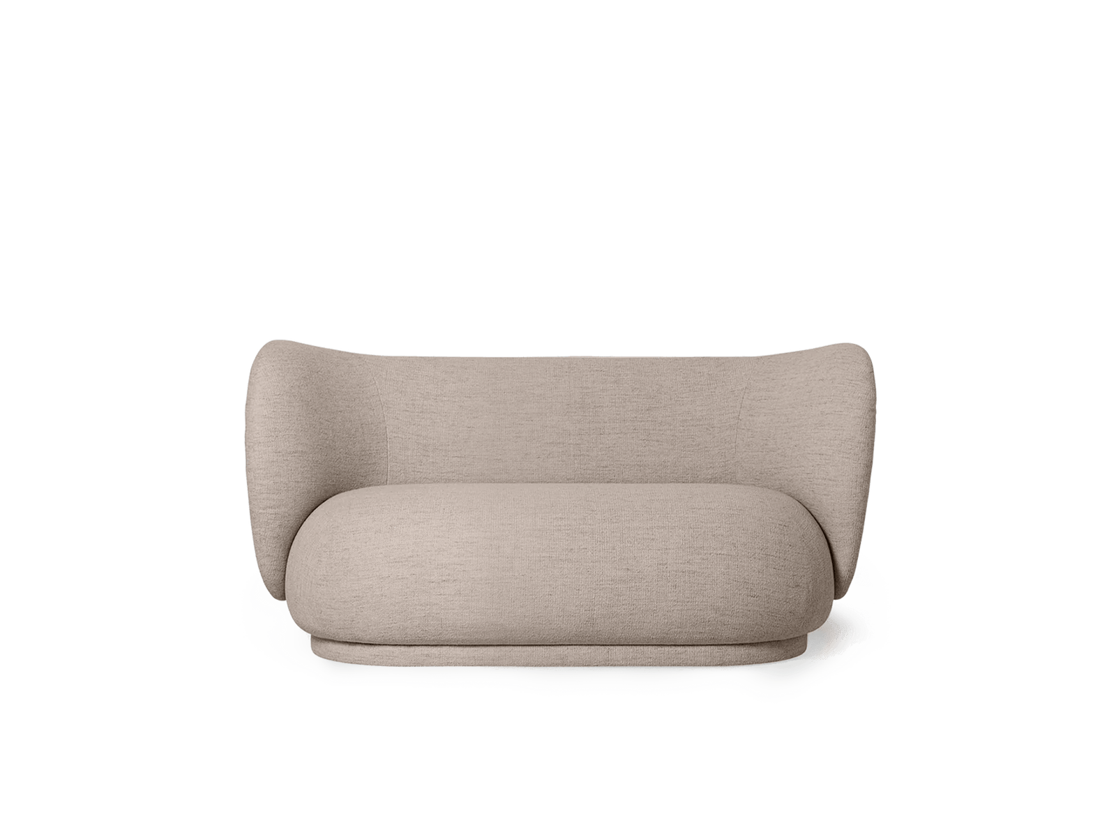 Ferm Living Rico Sofa 2-seater - Bouclé - Sand