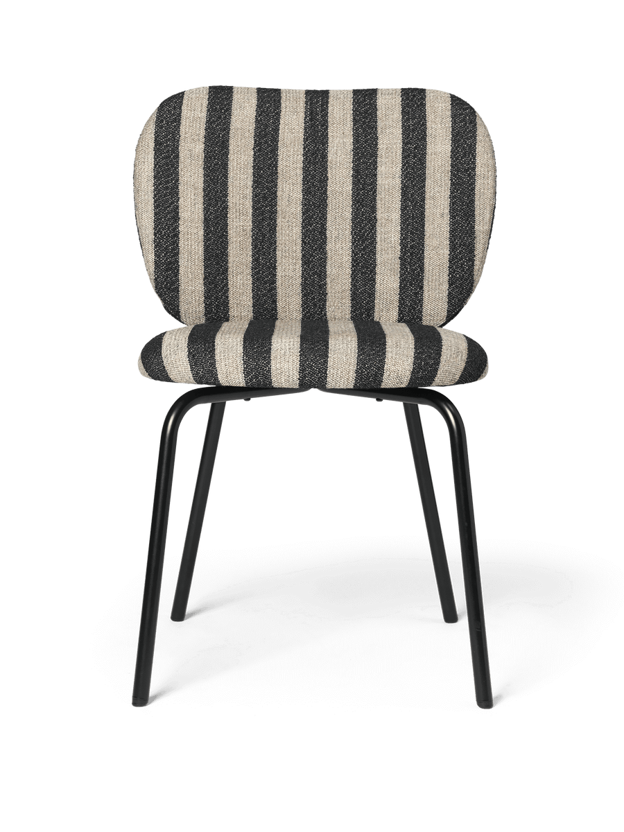 Ferm Living Rico Chair - Black - Louisiana - Sand/Black