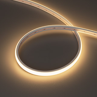 Светодиодная лента герметичная MOONLIGHT-TOP-X320-11x7mm 24V Warm3000 (10 W/m, IP65, CSP, 0,5m, wire x1) (Arlight, Образец) 055529