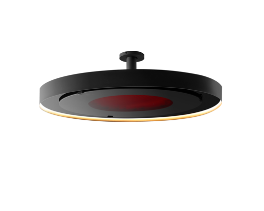 Bromic Straight Ceiling Pole Mount - Eclipse