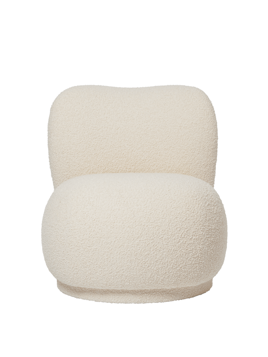 Ferm Living Rico Piccolo Lounge Chair - Nordic Bouclé - Off-White