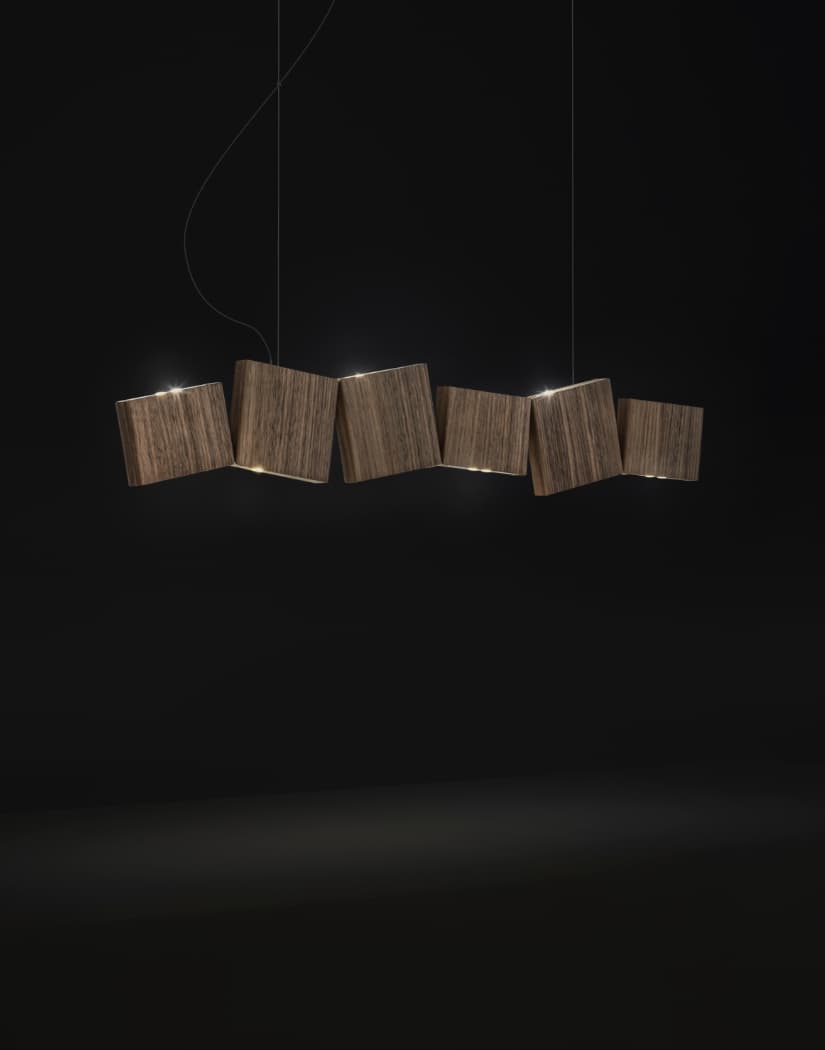 Terzani Gaia linear chandelier