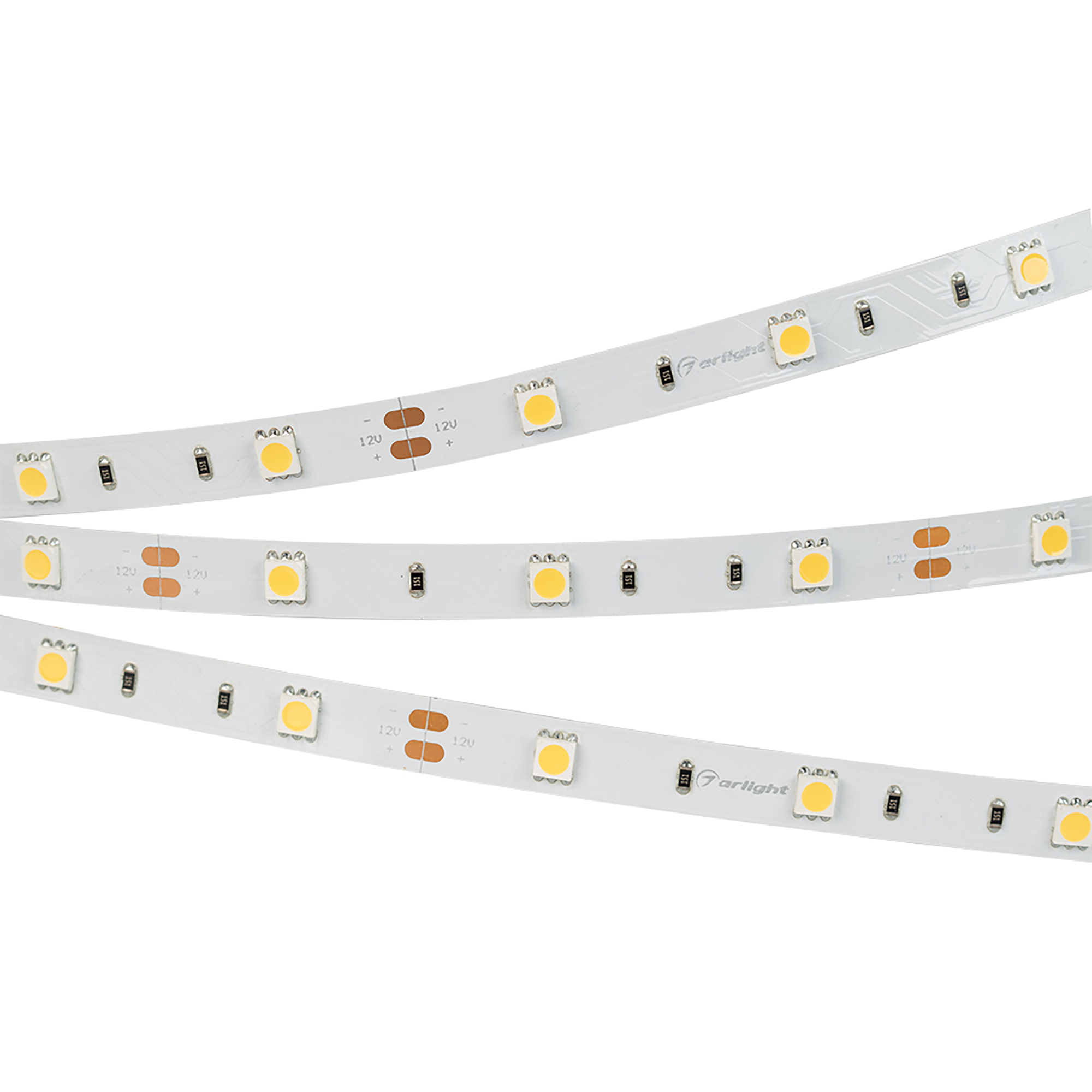 Светодиодная лента RT 2-5000 12V Day4000 (5060, 150 LED, LUX) (Arlight, 7.2 Вт/м, IP20) 011570(B)