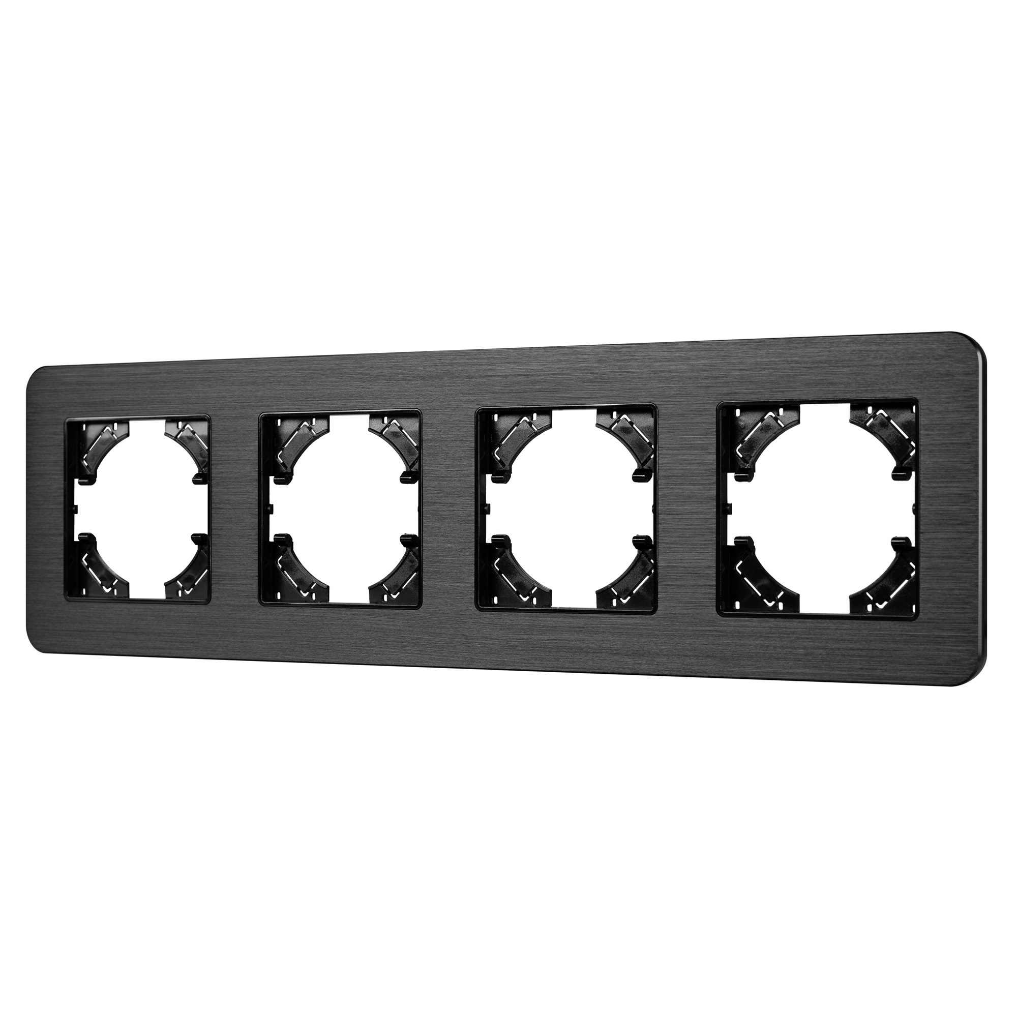 Рамка алюминиевая FRM-AKIRY-AL-4-BK (Arlight, -) 049732