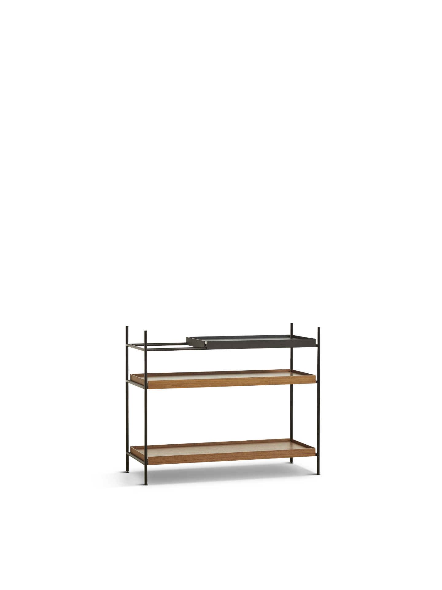 WOUD Tray Shelf (Low) - Walnut - Style 6