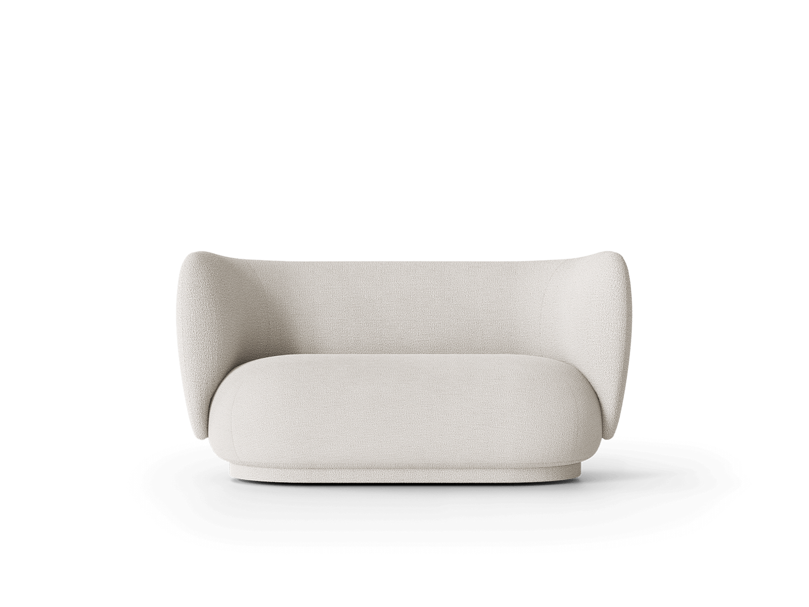Ferm Living Rico Sofa 2-seater - Bouclé - Off-White