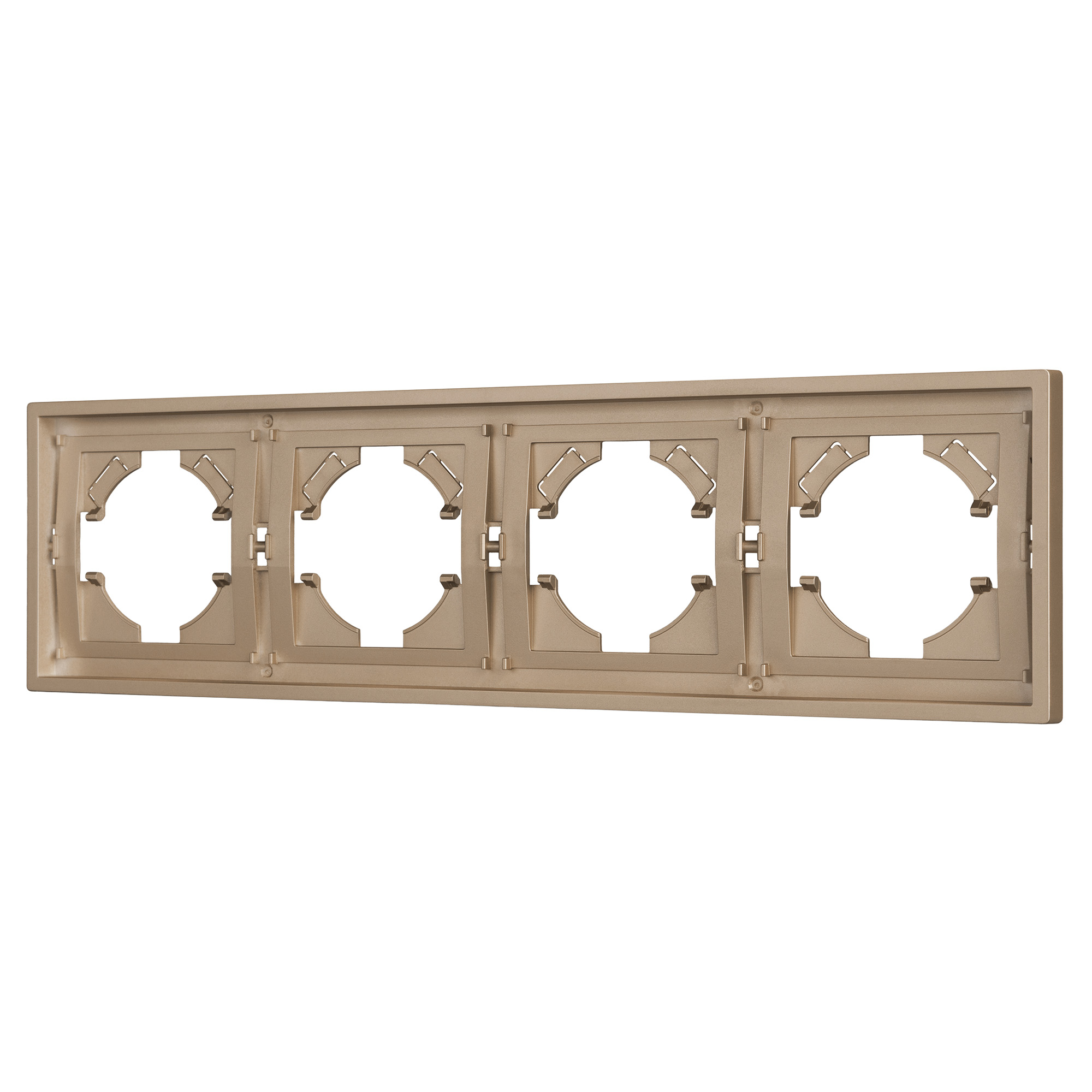 Рамка пластиковая FRM-TENDO-PL-4-GD (Arlight, Песочный) 053850