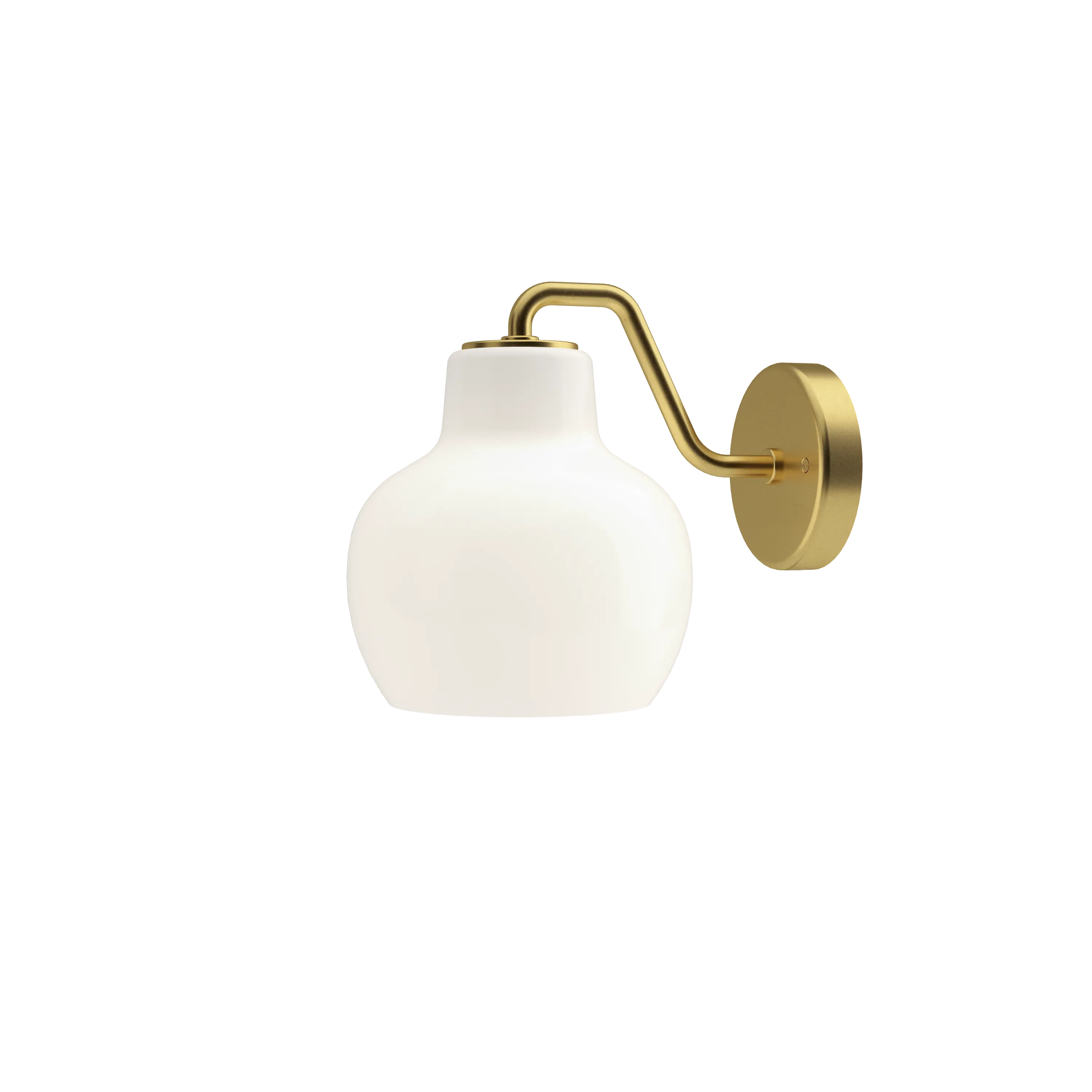 Louis Poulsen VL Ring Crown 1 Wall Lamp Brass/opal glass 1