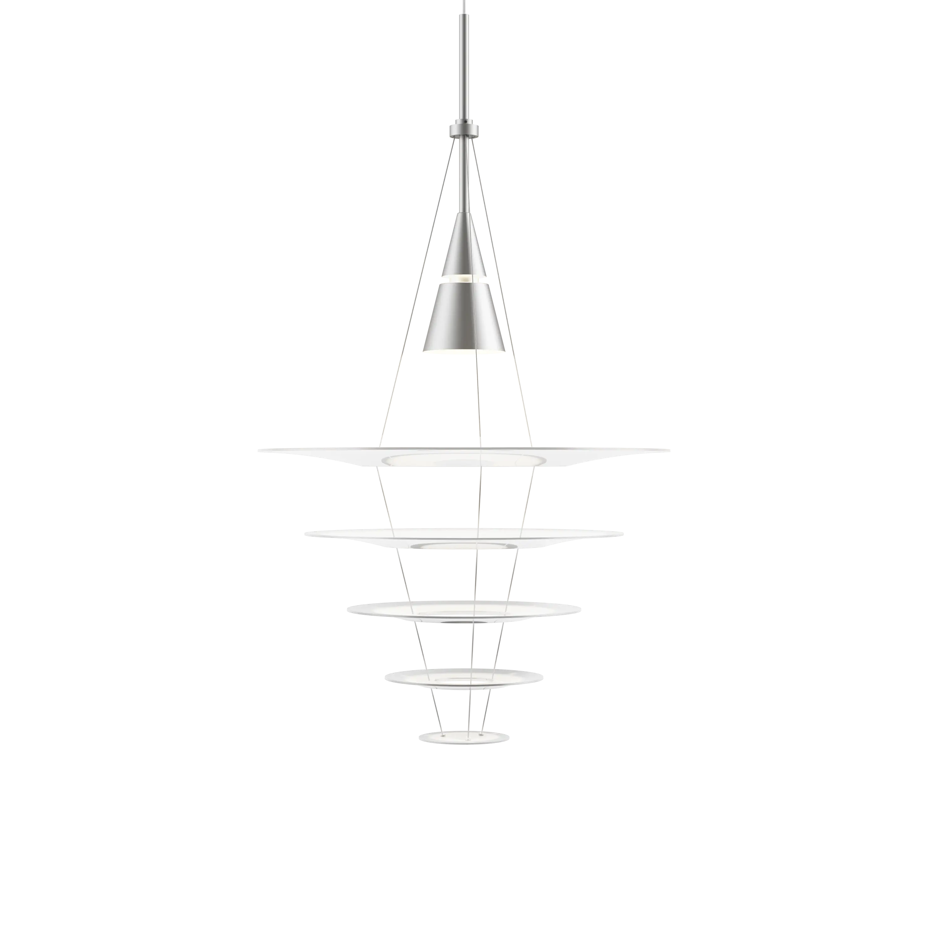 Louis Poulsen Enigma Pendant Brushed aluminium colour Ø 545