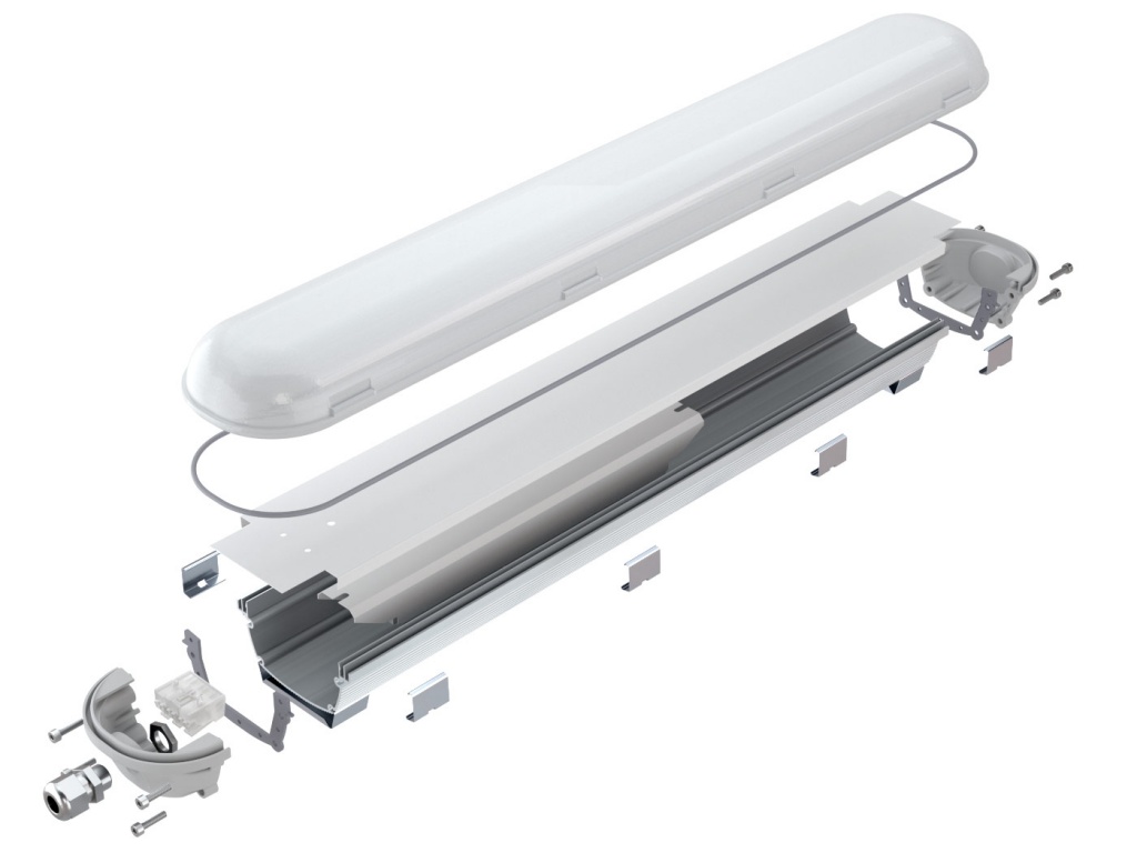 Корпус светодиодного промышленного светильника PRIME-ECO-S