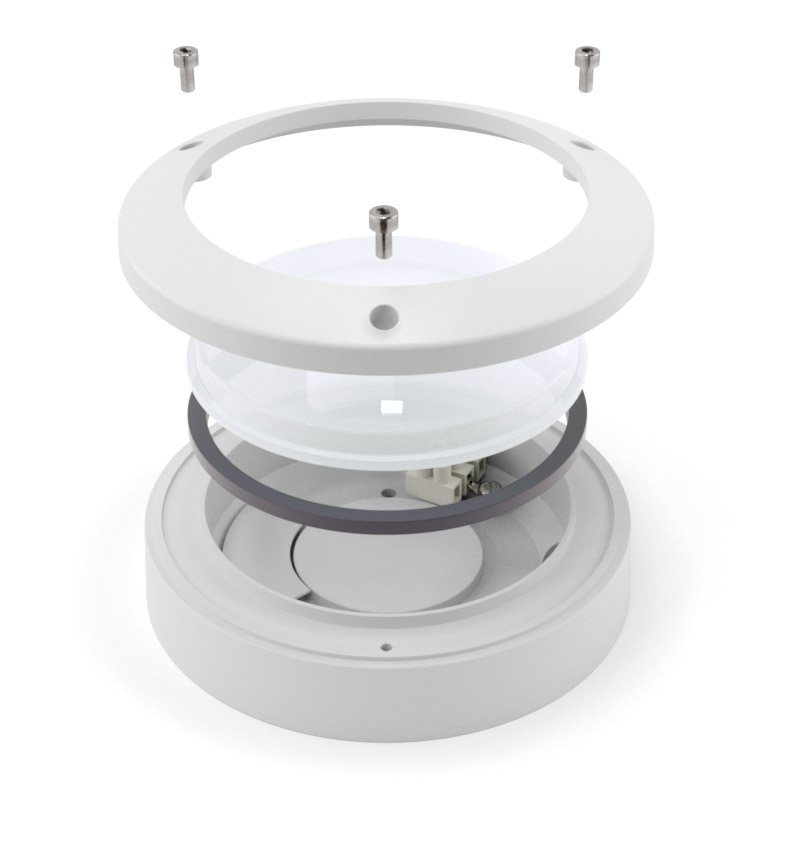 Корпус антивандального светодиодного светильника для ЖКХ SOLO-S