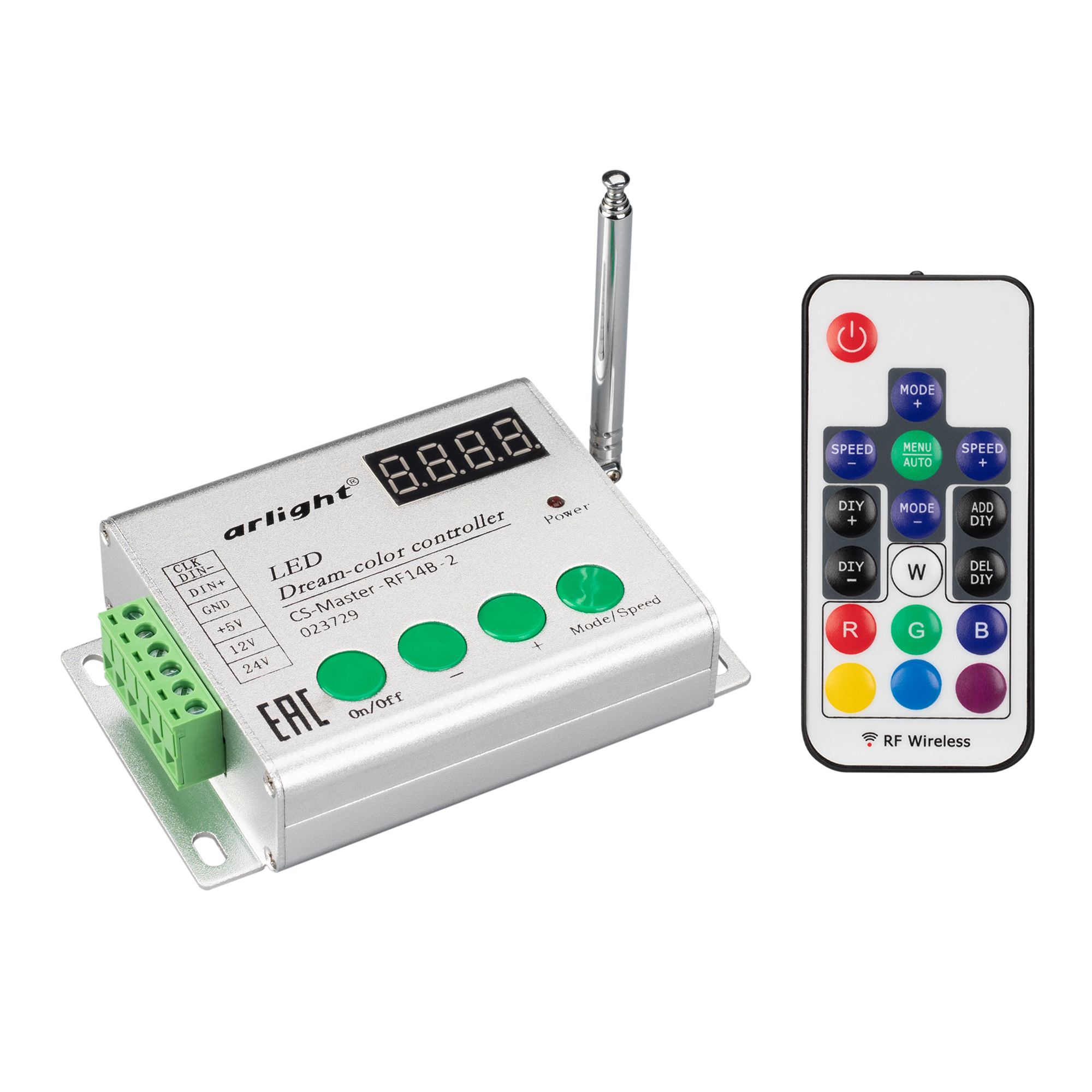 Контроллер CS-Master-RF14B-2 (5-24V, ПДУ 14кн) (Arlight, -) 023729