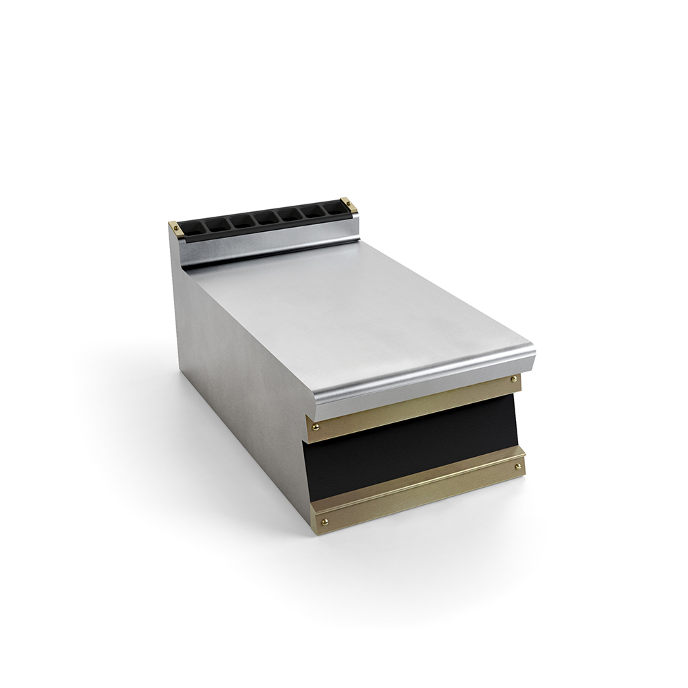 RESTART Роскошная нейтральная стальная кухонная столешница 40 см | Officine Gullo