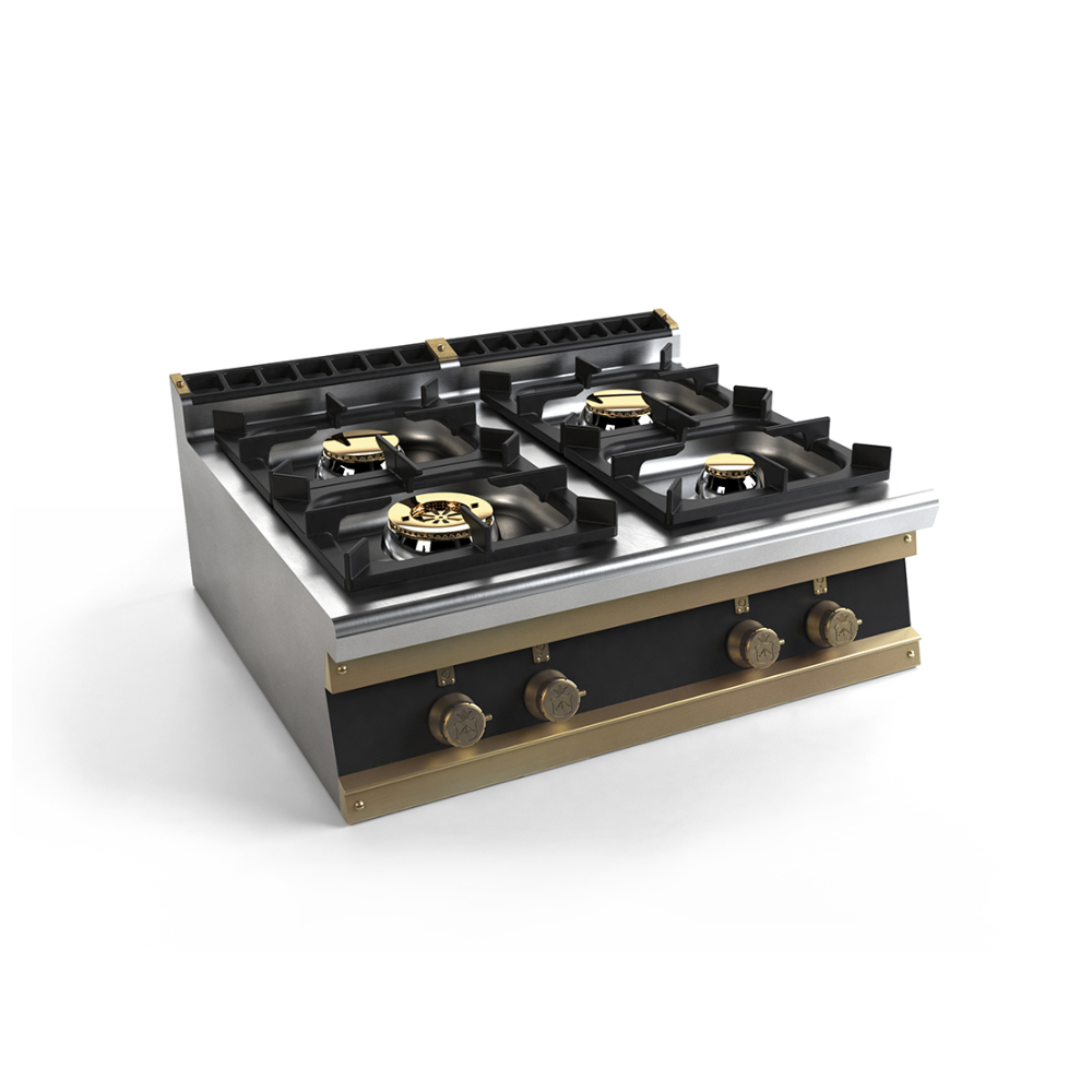 RESTART Газовая варочная панель 80см для люксовых кухонь | Officine Gullo